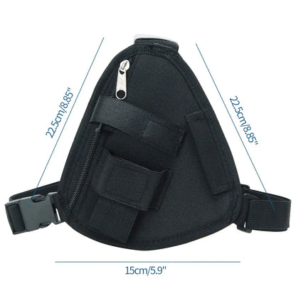 BAOFENG and ABBRREE Tactical Radio Chest Harness – Nylon Vest Rig Pack for BF-888S and UV-5R Walkie Talkies