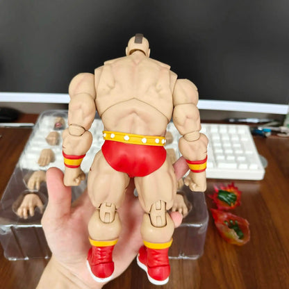 Street Fighter Action Storm Zangief Figure — ST Collection Movable Model Toy from The Final Challengers Series