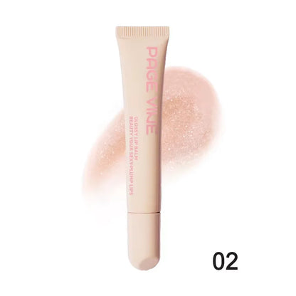 Moisturizing Lip Gloss Phone Case — Transparent Raspberry Jelly Lipstick Balm Hydrating Gloss