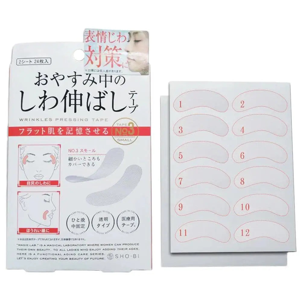 Forehead and Smile Line Patches – Transparent PE Anti-Aging Wrinkle Care Stickers for Nasolabial Folds