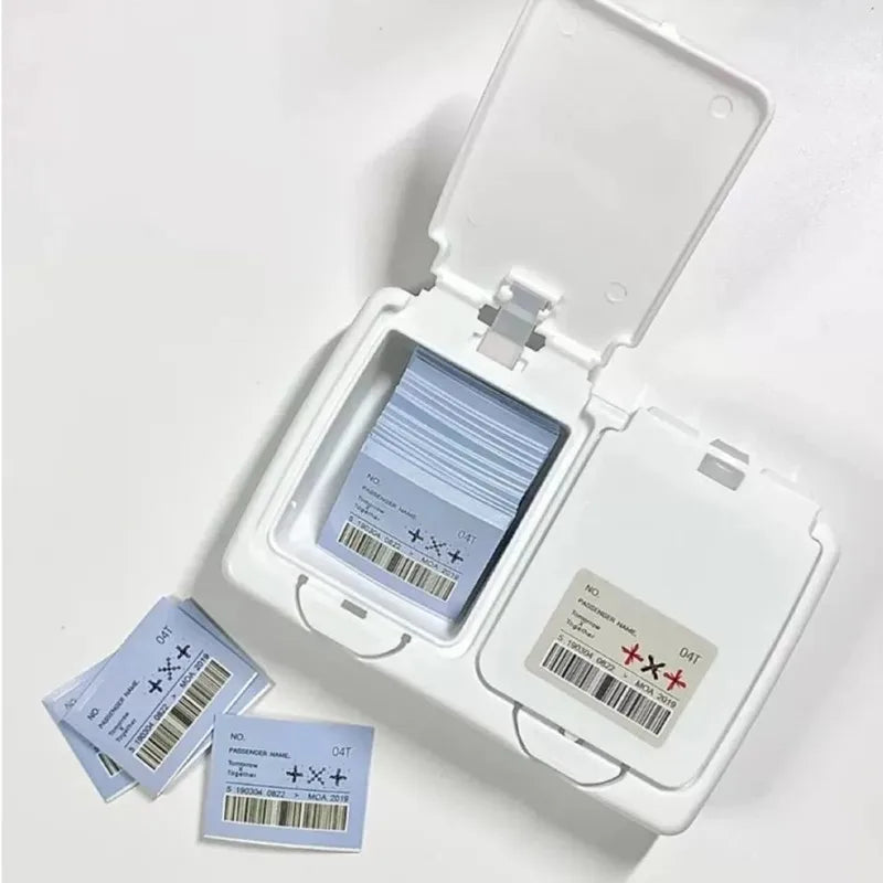 Pop-Up Small Card Storage Box | Desktop Organizer with Classification Drawer | Dustproof Photocard Holder and Jewelry Container
