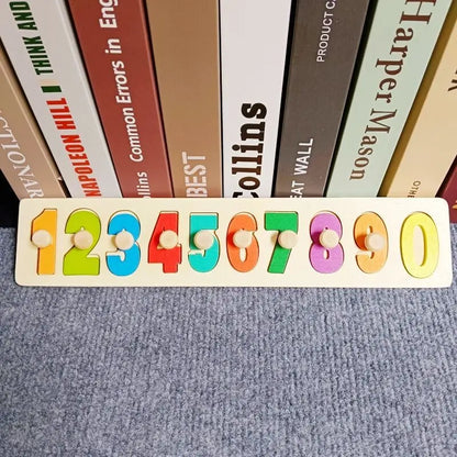 Montessori Wooden Building Blocks – Early Learning Educational Color & Shape Puzzle Toys for Kids