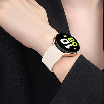 Samsung Galaxy Watch Silicone Sport Band - Replacement Strap for Galaxy Watch 4, 5, 6, 7, 5 Pro and Classic 40mm, 44mm, 45mm