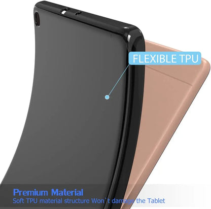 Samsung Galaxy Tab A Case - Slim Soft Silicone Protective Cover for SM-T510, T515 and T295