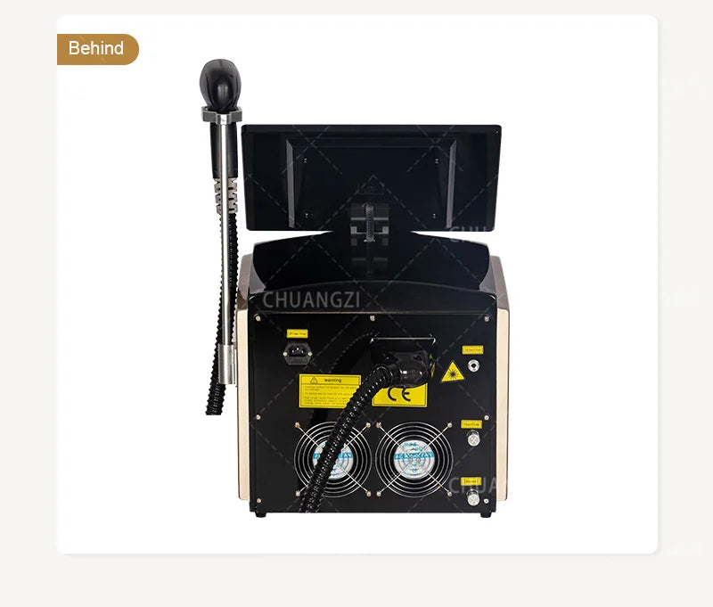 Professional Diode Ice Titanium Laser Hair Removal Machine - 3 Wavelength 755/808/1064nm, Face & Body Epilator for Salon Use