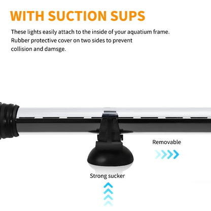 21 LED Aquarium Light with Remote Control - RGB Diving Lamp for Fish Tanks & Plant Growth - EU Plug