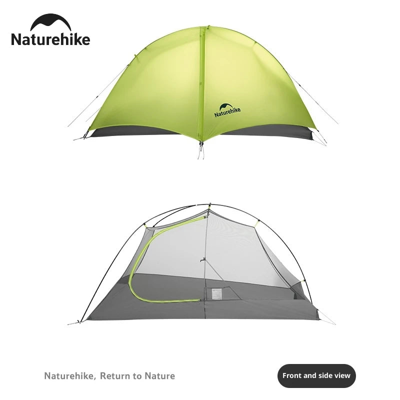 Naturehike Star Trails EXT Hiking Tent - Ultralight 1-2 Person Waterproof Backpacking Tent with 10D Nylon