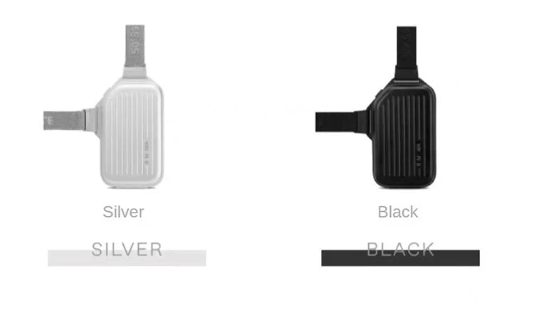 2025 RMWA Light Luxury Single-Shoulder Crossbody Bag — Vertical Aluminum-Magnesium Alloy Travel Bag, Silver Stylish Luggage