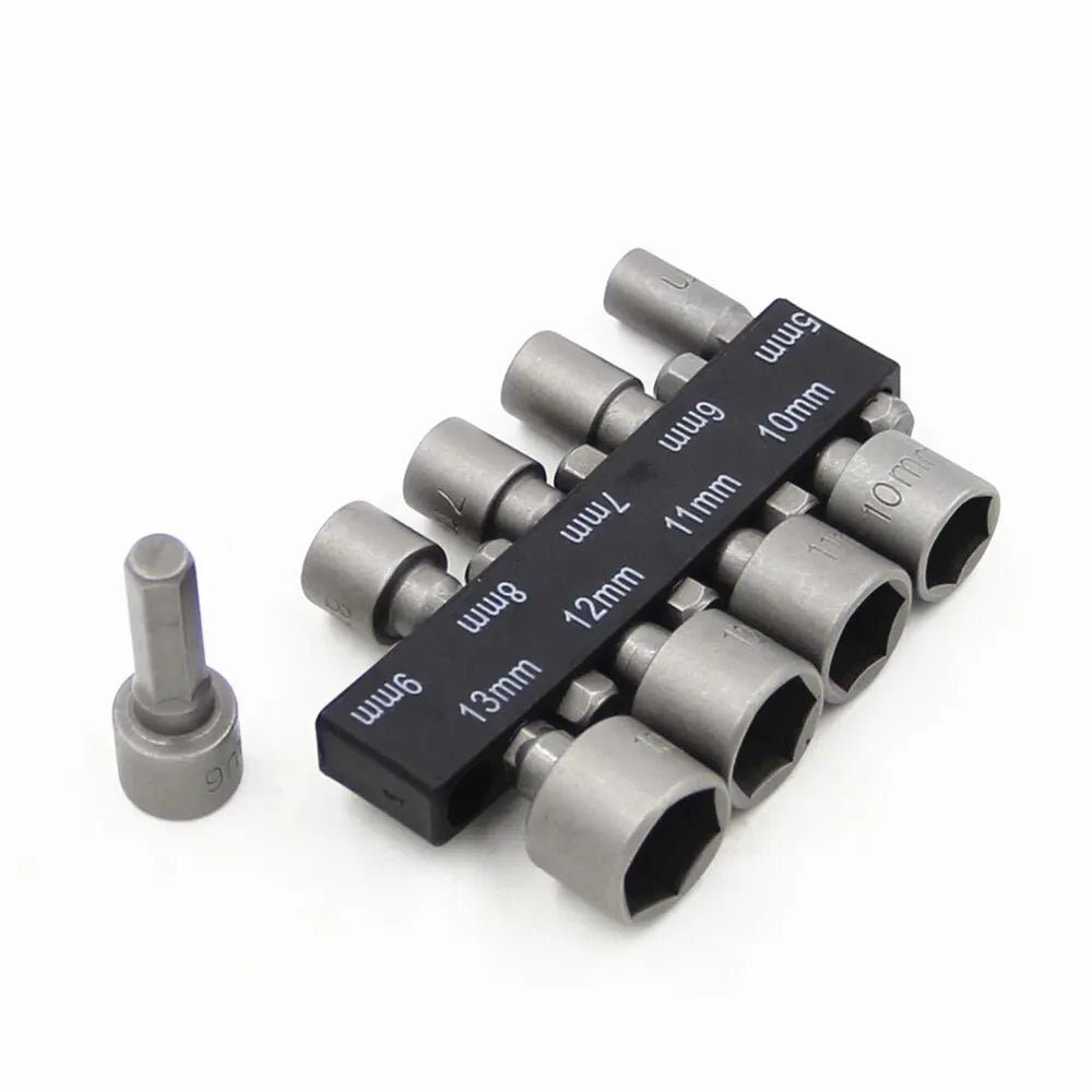 Powerful Socket Inner Hexagonal Wrench: Hex Handle Screwdriver Extension Rod Set - Pneumatic Screwdriver Insert Tool for Efficient Work