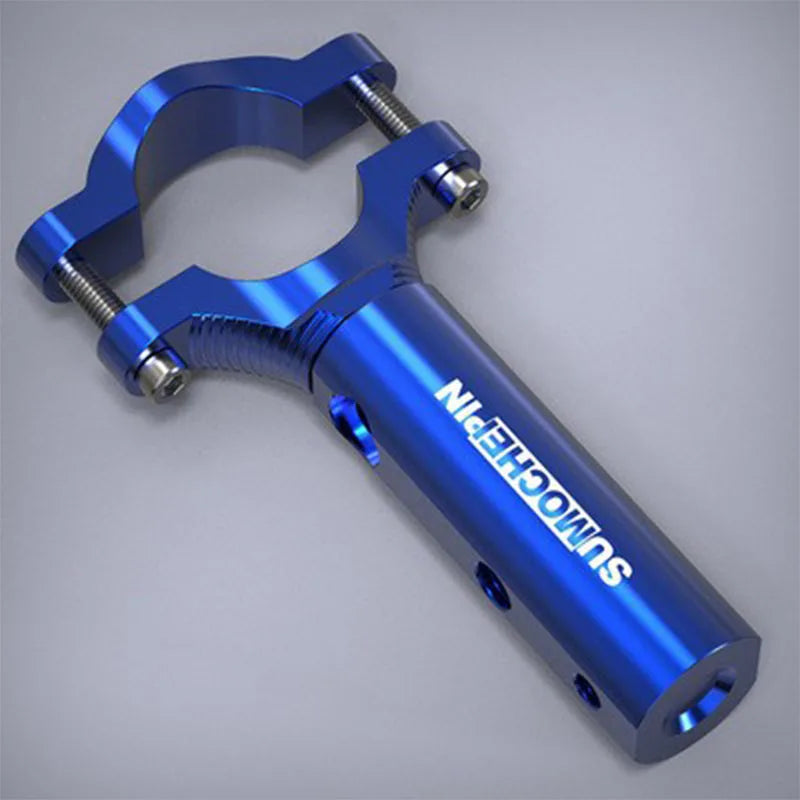 Motorcycle Handlebar Spotlight Bracket – Aluminum Alloy Extension for Rearview Mirror & Seat Retrofit Accessories