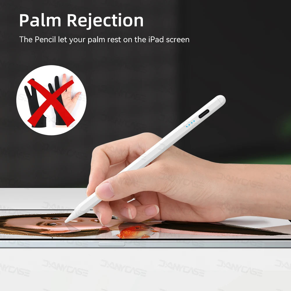 2025 iPad Stylus Pen with Palm Rejection — Compatible with iPad Pro, Air, Mini & 5th–13th Gen Models