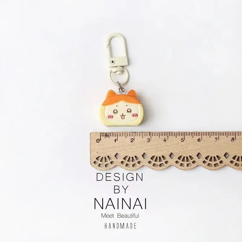 Chikawa Dessert Bread Keychain – Hachiware Usagi Rabbit Cute Foodie Backpack Pendant Accessory