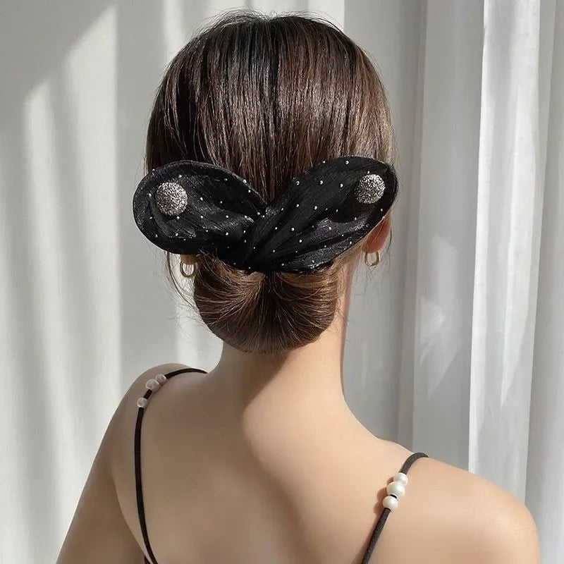 Heart-Shaped Hair Curler – Magic Donut Bun Maker for Women’s Braids & Hair Styling Accessories