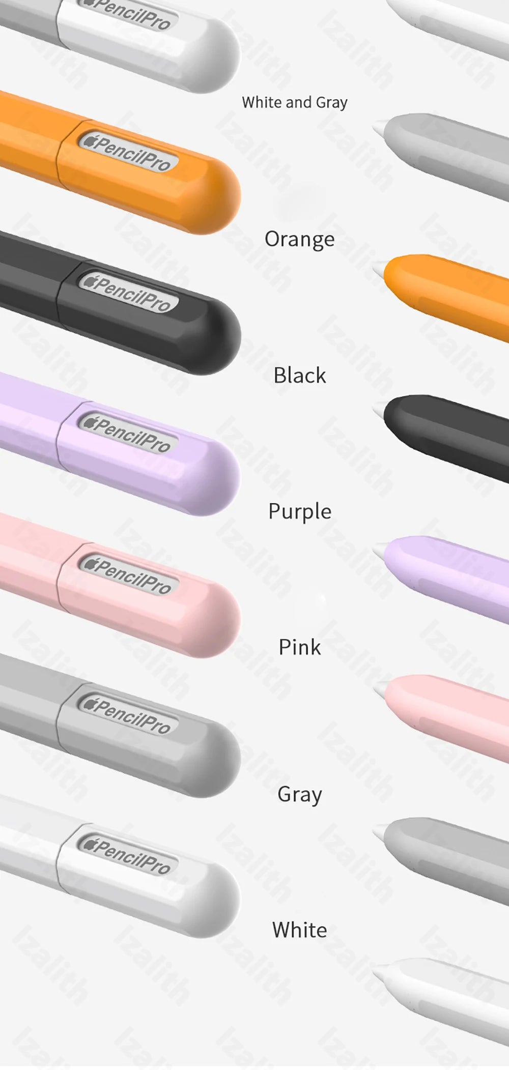 Pencil Case for Apple Pencil Pro | Soft Silicone Ultra-Thin Protective Cover for iPad Pencil