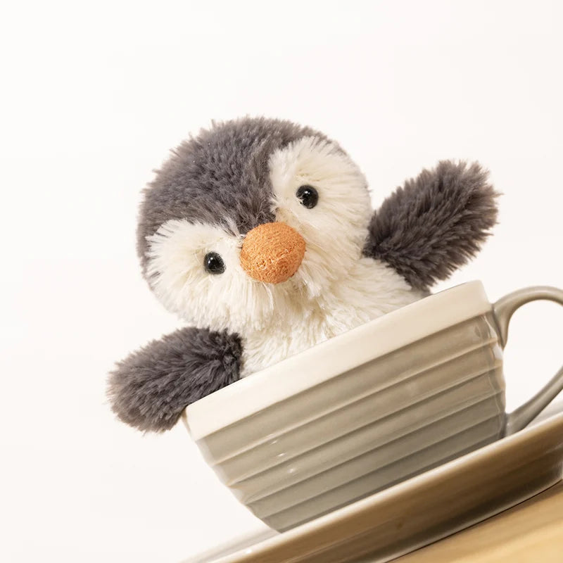 15cm Cute Peanut Penguin Plush Toy – Kawaii Cartoon Stuffed Animal, Perfect for Children's Companion & Birthday Gifts