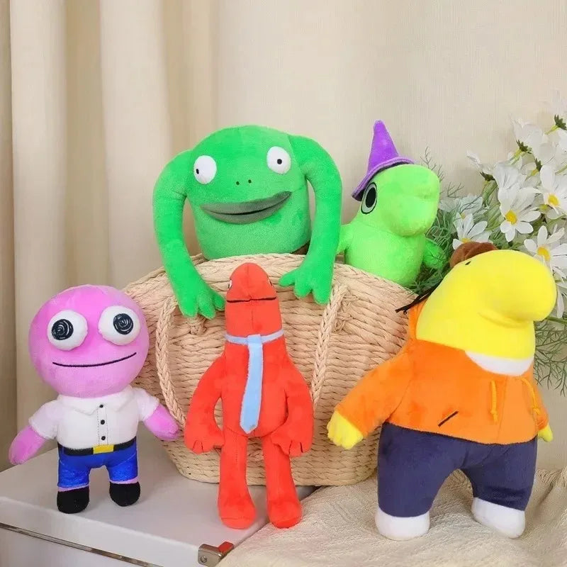 Smiling Friends Plush Toy — Mr. Frog Soft Stuffed Doll, Kawaii Home Decoration, Cute Gift for Kids