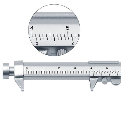 Multifunction Caliper Ballpoint Pen - 0.5mm Gel Ink Vernier Caliper Roller Pen for Creative Stationery