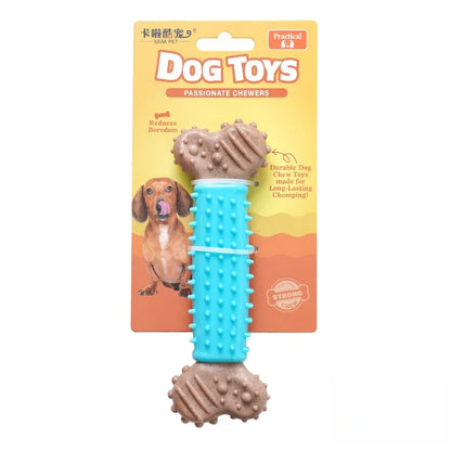 Durable Dog Chew Toy - Bite-Resistant Bone-Shaped Interactive Toy for Small, Medium & Large Dogs