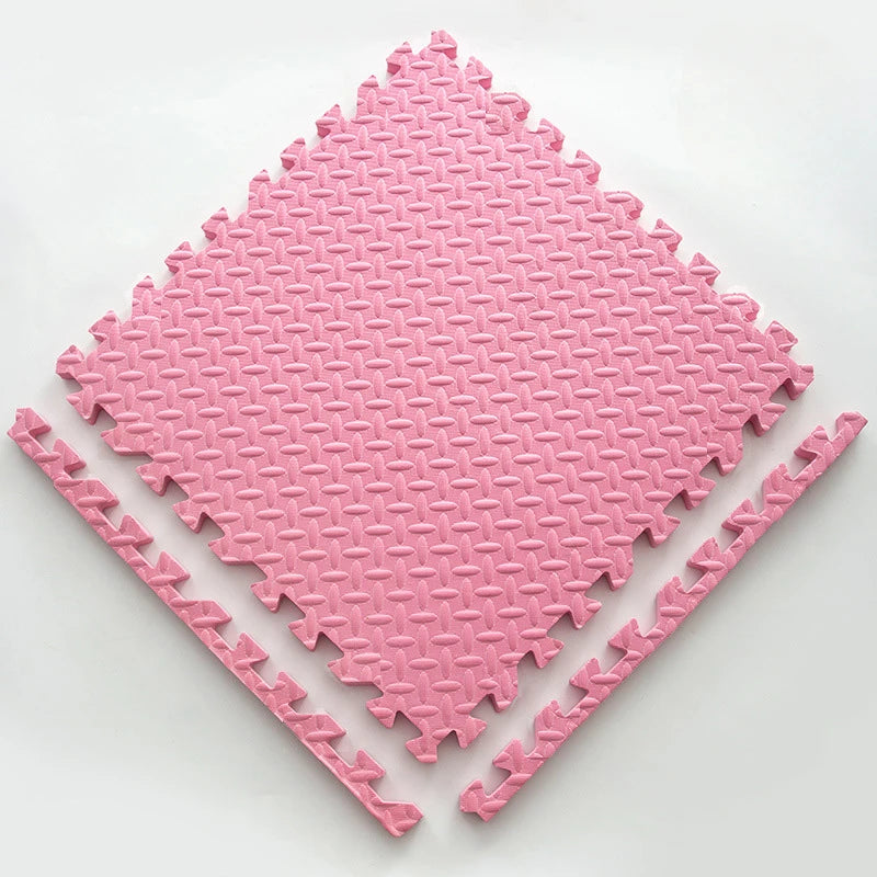 12pcs Foam Baby Play Mat – Soft Interlocking Puzzle Floor Tiles for Kids, Exercise & Play Rug 30x30x1cm