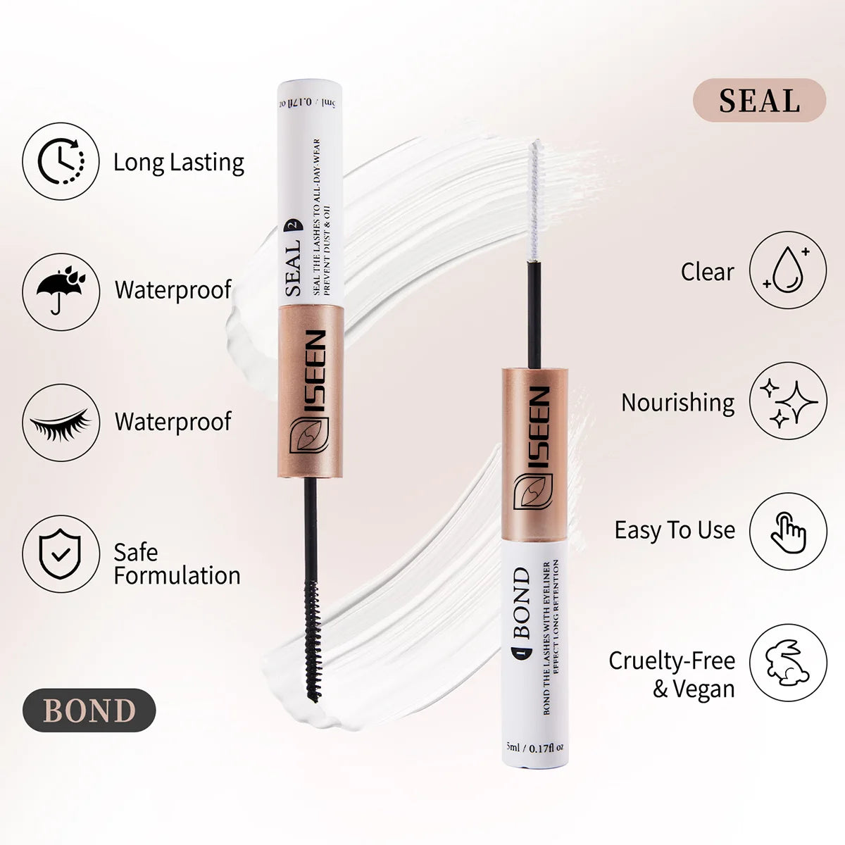 DIY Lash Extension Kit – Mix Styles Lash Clusters, Individual Lashes, Bond & Seal, Remover, Tweezers & Lash Brush for Easy Self-Application Makeup
