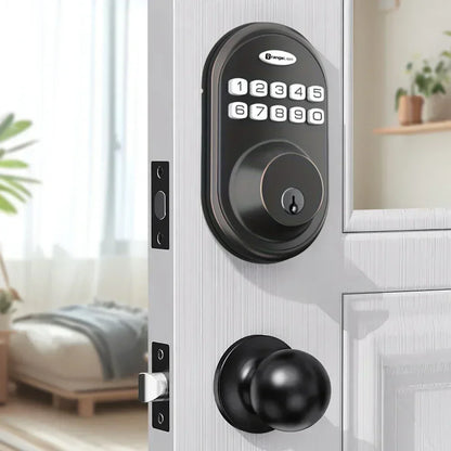 EUUKAIHG Keyless Entry Door Lock – One-Touch Deadbolt with Keypad & Auto Lock