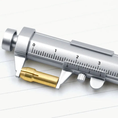 Multifunction Caliper Ballpoint Pen — 0.5mm Gel Ink Vernier Roller Pen, Creative Stationery Tool