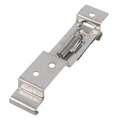 2Pcs Metal Frame Number Plate Clips | Anti-theft Spring Holder for Trucks, Cars, and Trailers | Rectangle Design