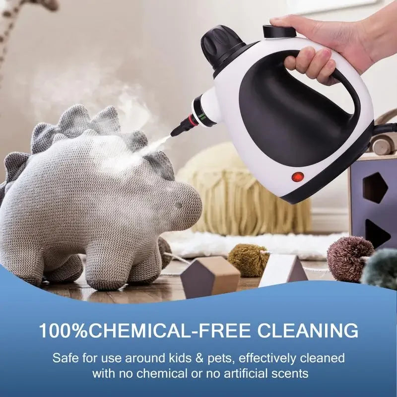 KOITAT Handheld Steam Cleaner – Multipurpose Portable Steamer for Home with 10-Piece Accessory Kit