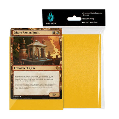 100Pcs 66×91mm Trading Card Sleeves - Soft Penny Sleeves for MTG, Yu-Gi-Oh! & Baseball Cards