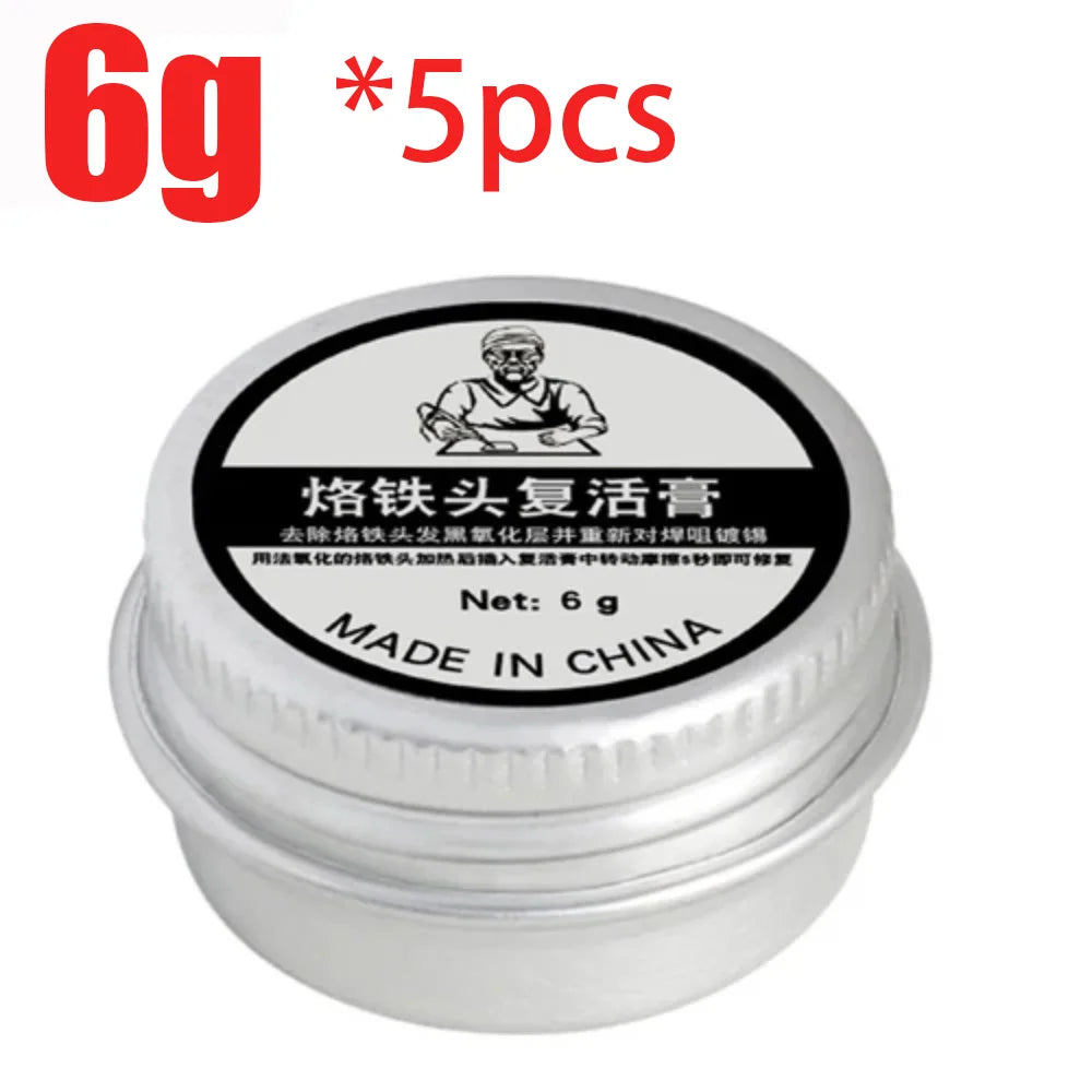 Soldering Iron Tip Refresher Paste - 150-6G Cleaning Cream for Tin Recovery and Iron Head Maintenance