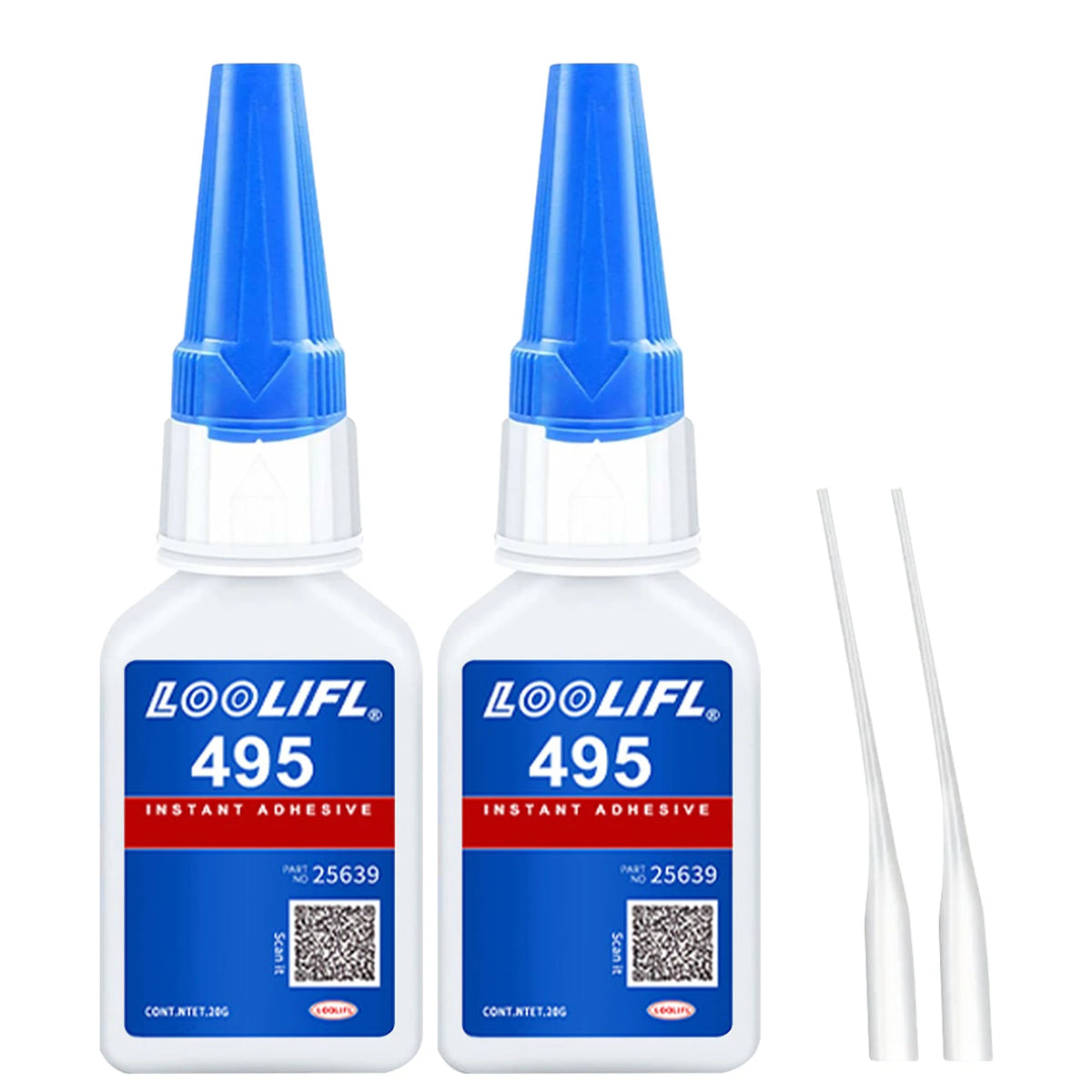 LOOLIFL 401 Super Glue 20g – Strong Multi-Purpose Adhesive for Glass, Wood, Ceramic, Metal, DIY Crafts, and Home Repairs