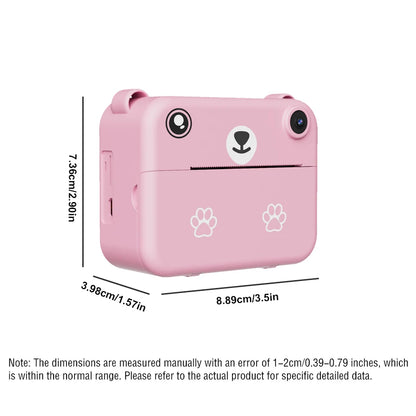 Digital Children’s Camera – 1080P HD Video Recorder, Instant Print Photos, Mini Thermal Printer, Educational Birthday Gift