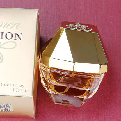 Hot Million Gold Perfume for Men & Women, Seductive Leather Notes, 100ml Valentine's Day Gift