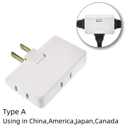 4-in-1 US Wall Outlet Extension Adapter - 180° Rotating Plug for Travel and Portable Power Use in Mexico and Canada