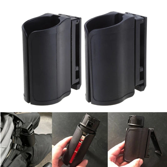 Tactical Flashlight Holder - Adjustable Open Top Rotating Baton Holster Pouch for Duty Belt Outdoor Gear