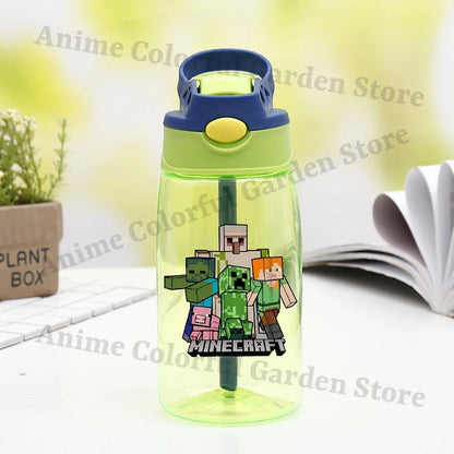 Game Theme Water Bottle - Cute Cartoon Portable Sports Cup for Boys & Girls