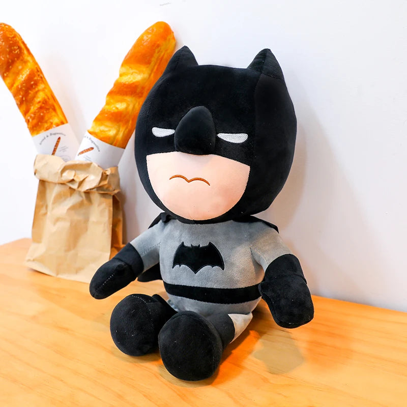Big Cartoon Superhero Plushies — Captain America, Spider-Man & Iron Man Soft Stuffed Dolls for Kids Birthday Gifts