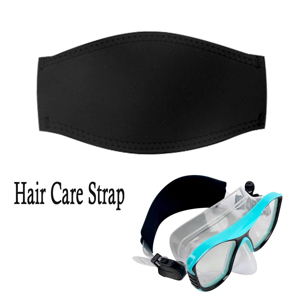 Neoprene Diving Mask Strap Cover for Men and Women - Comfort Padded, Hair Protective Wrap for Snorkeling and Swimming Goggles