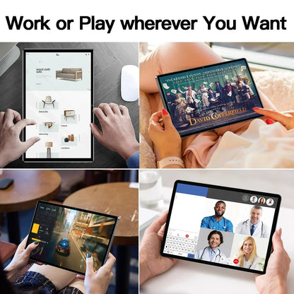2025 15" Pro Android Tablet – Snapdragon 870, 22GB+2TB, 20000mAh, 5G Dual SIM, WiFi, HD 4K Mi Tab