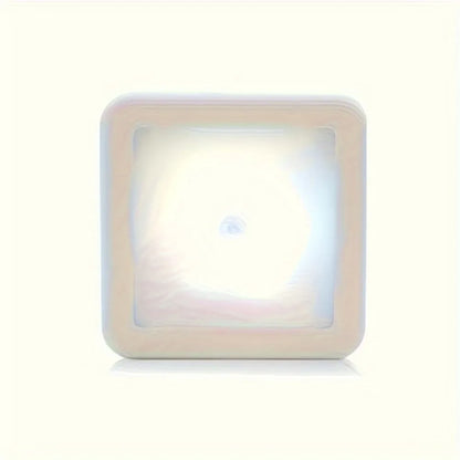 Smart LED Motion Sensor Night Light – Battery-Powered Wall-Mounted Warm & White Light for Bedroom & Corridor