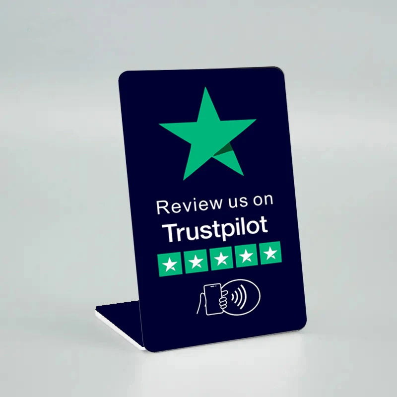 Instagram NFC Stand Display – Social Media APP Review Card for Google, Facebook & WhatsApp