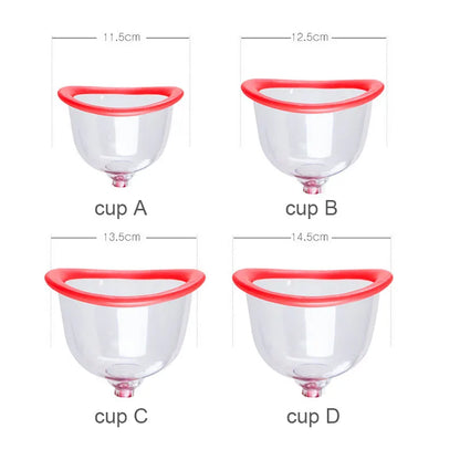 Electric Vacuum Suction Body Massage Device for Chest & Butt Lift, Breast Enhancement & Firming Cupping Therapy Pump System