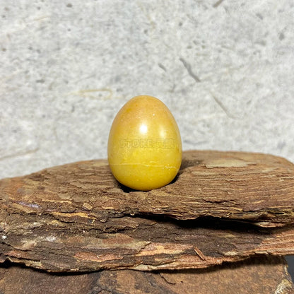 EG1-7 Mini Natural Stone Egg - Polished Meditation Fidget Stone for Stress Relief, Desk Decor, and Gifts
