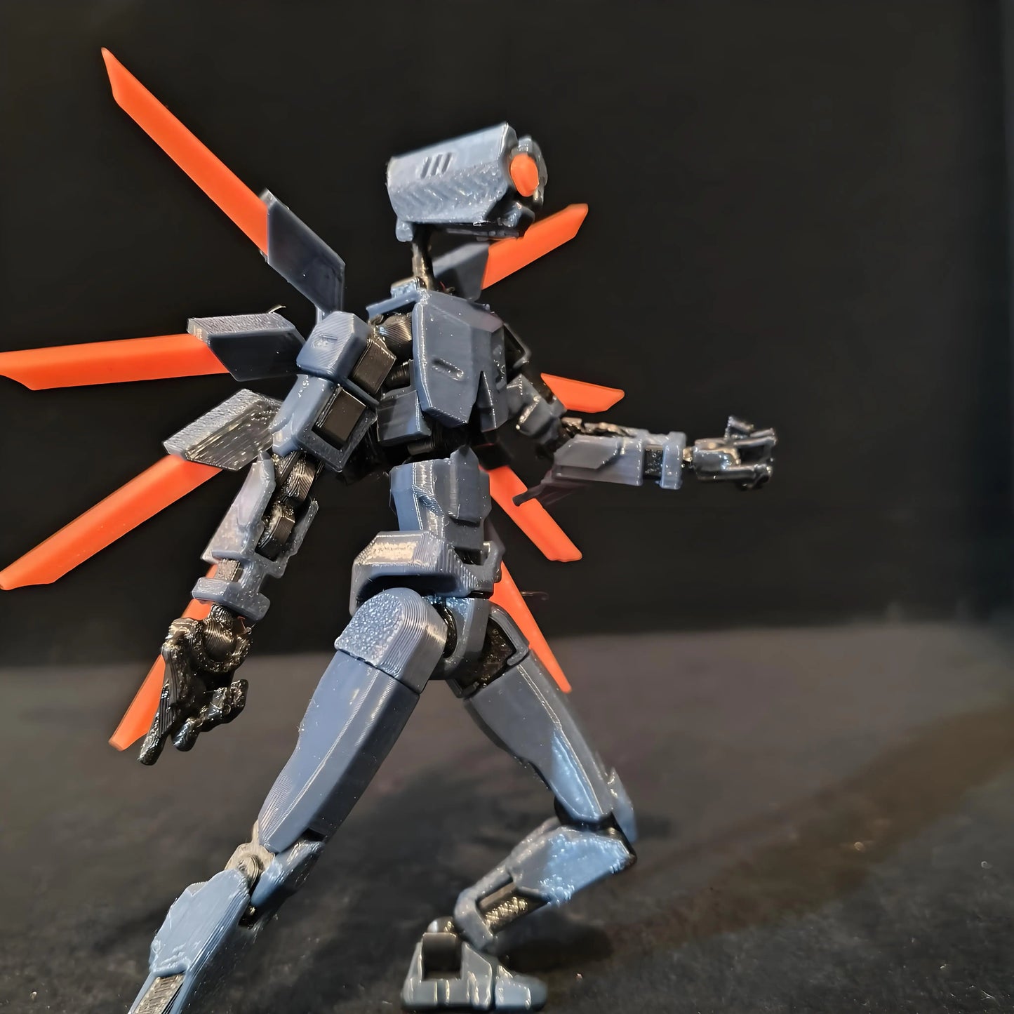 3D Printed Ultrakill V1 Anime Action Figure – Multi-Joint Shapeshift Robot Toy for Collectors