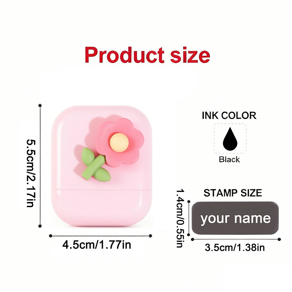 Custom Kids Name Stamp - Personalized Waterproof Clothing Label & Signature Seal