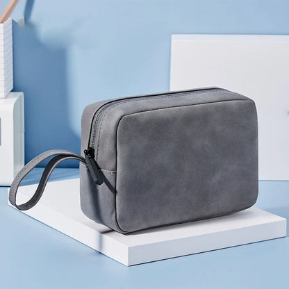 Waterproof Portable Electronics Storage Bag - Grease-Resistant Organizer for iPhone, Earphones, Power Banks, Cables and Chargers