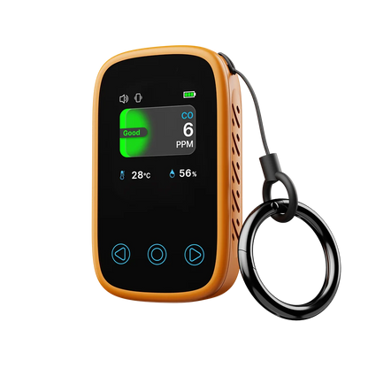 3-in-1 Air Quality Monitor - CO2, CO, Temperature & Humidity Meter with NDIR Sensor, LCD Display & Alarm