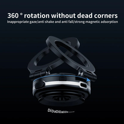 Intelligent Magsafe Car Mount – Magnetic Vacuum Mobile Phone Holder with Folding Swivel Stand and Strong Adsorption