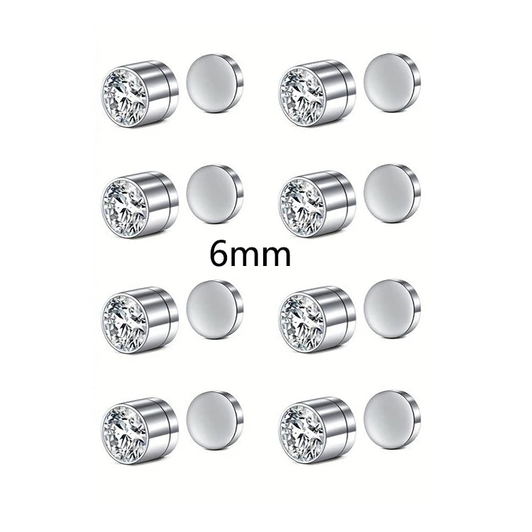 Magnetic Faux Nose Stud Set - 2 Piece No Piercing Punk Style Women’s Vintage Nose Jewelry