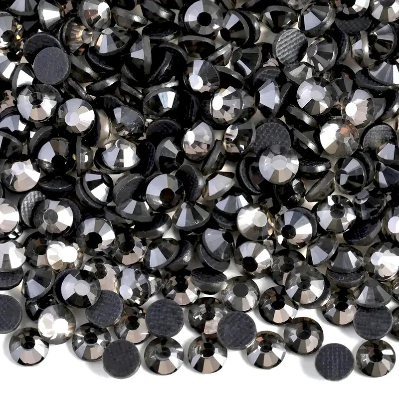 Bobohoo HotFix Crystal Rhinestones SS6-SS30 – Glitter Iron-On Strass Gems for Clothing, Dresses & DIY Crafts